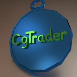 Cgtrader Keychain 3D print model
