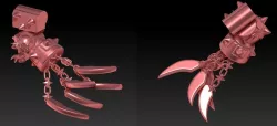 CHAIN CLAWS CONTEMPNOR CUSTOM WEAPON 3D print model