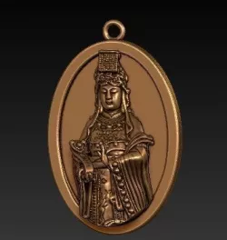 Chinese Goddess  3D print model