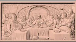 Christianity Jesus Christ Virgin Mary The Last Supper J16 3D print model