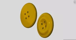 Classic Button 3D print model