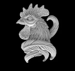 cock bird 3D print model