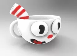 Cuphead 3D print model