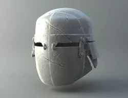 Damaged Heavy helmet - Knights of Ren - Star Wars universe 3D print model