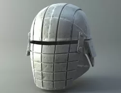 Damaged Rogue helmet - Knights of Ren - Star Wars universe 3D print model