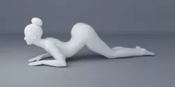 Dancer tummy 3D print model