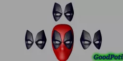 Deadpool Mask v1 3D print model