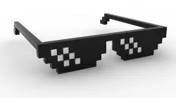 Deal With It Glasses 3D print model