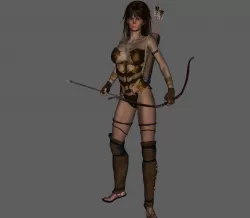 Diana 3D print model
