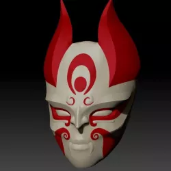 Diana Blood Moon mask 3D printable model 3D print model