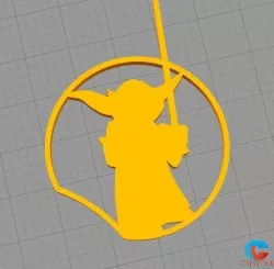 Disney Inspired Mouse Ear - Star Wars - YODA - 3D print model 3D print model