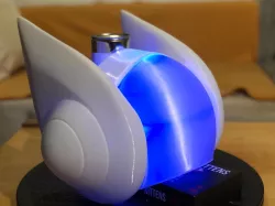 DJ Sona full helmet removable front part 3D print model