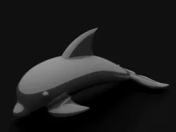 Dolphin 3D print model