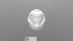 DOOM helmet 3D print model