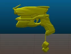 DVa Cruiser Pistol Printable 3D print model