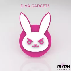 Dva Overwatch gadgets 3D print model