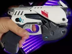 Dva Pistol Cosplay Prop No LEDs 3D print model