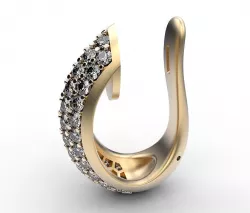Earrings Edge 3D print model