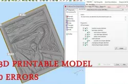 Edvard Munch The Scream for CNC 3D Router 3D print model