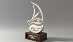 Egypt Nile Boat Trophy 3D print model