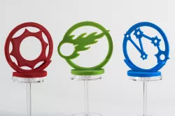 Eldritch Horror Gate Token Holders 3D print model