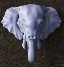 elephant 3D print model
