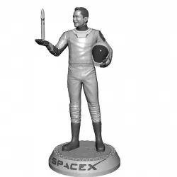 Elon Musk 3D print model