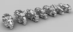End pieces for bracelets 2 3D print model