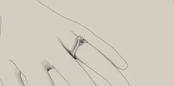 engagement ring diamond 3D print model