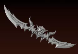 Fantasy Bow 3D print model