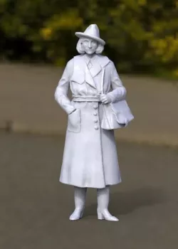female woman 3D print model