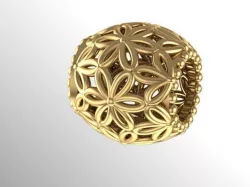 flower charm ball 3D print model