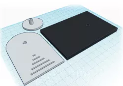Full scale Darth Vader Belt Buckle ANH 3D print model