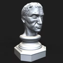 Gaius Julius Caesar bust 3D print model