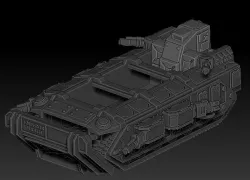 GARGANTHIA infantry large transport 3D print model