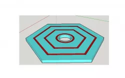  glass mount 3D print model