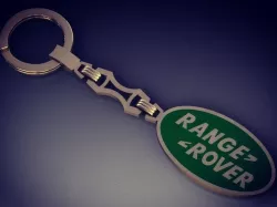 Gold keyring Range Rover 3D print model