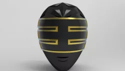 Gold Ranger Helmet from Power Ranger Zeo for 3D printing 3D print model