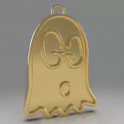 Gucci ghost pendant 3D print model