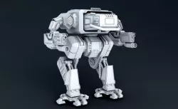 gunner robot 3D print model