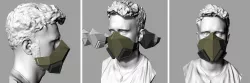 Half Mask Airsoft  3D print model
