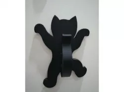 Hanging kitten hook 3D print model