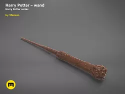 Harry Potter Wand version 1 - Harry Potter films 3D print model
