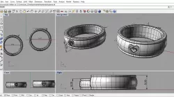 hearts rings 3D print model