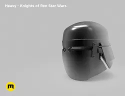 Heavy  helmet - Knights of Ren - Star Wars universe 3D print model