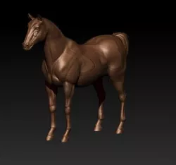 Horse 3D print model
