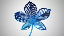 Horse Chestnut Pendant 3D print model