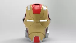 Iron Man MK 17 Heartbreaker Helmet for 3d Printing 3D print model