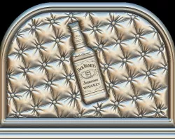 Jack Daniels headboard for CNC 3D Router 3D print model