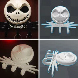 Jack Skellington KeyHolder 3D print model